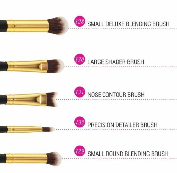 bh cosmetics 10 Piece Sculpt + Blend 2 Brush Set Thumbnail 3