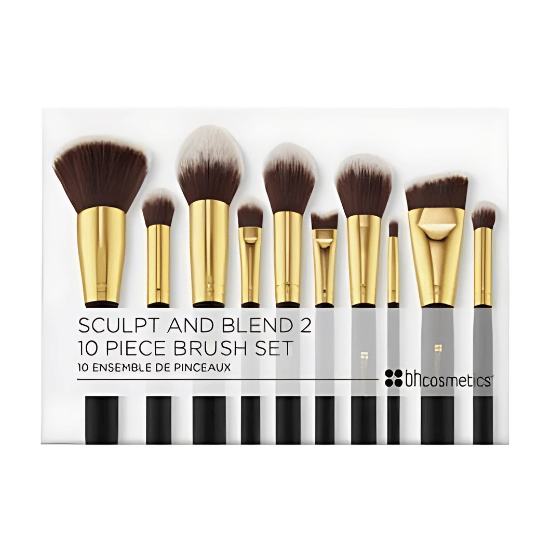 bh cosmetics 10 Piece Sculpt + Blend 2 Brush Set