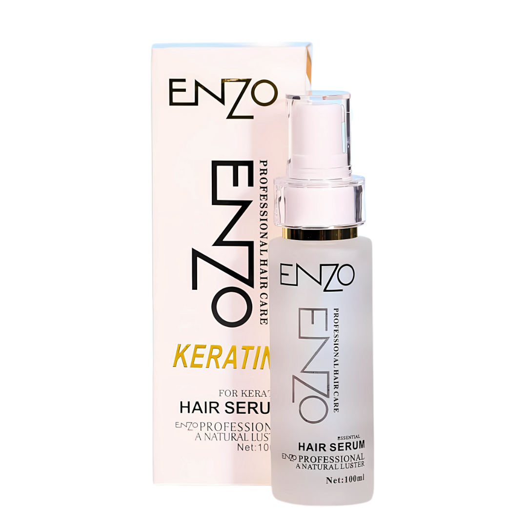 Smooth And Shiny keratin Hair Serum By ENZO 100% Original