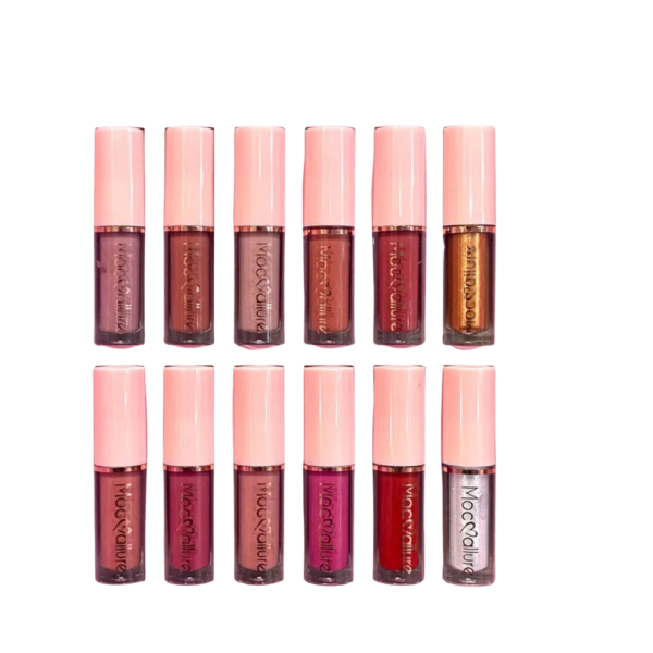 Mocallure Delicate Fashion Makeup 12 Pcs Lipglosses